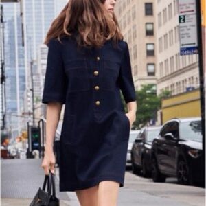 Veronica Beard Navy Mini Dress